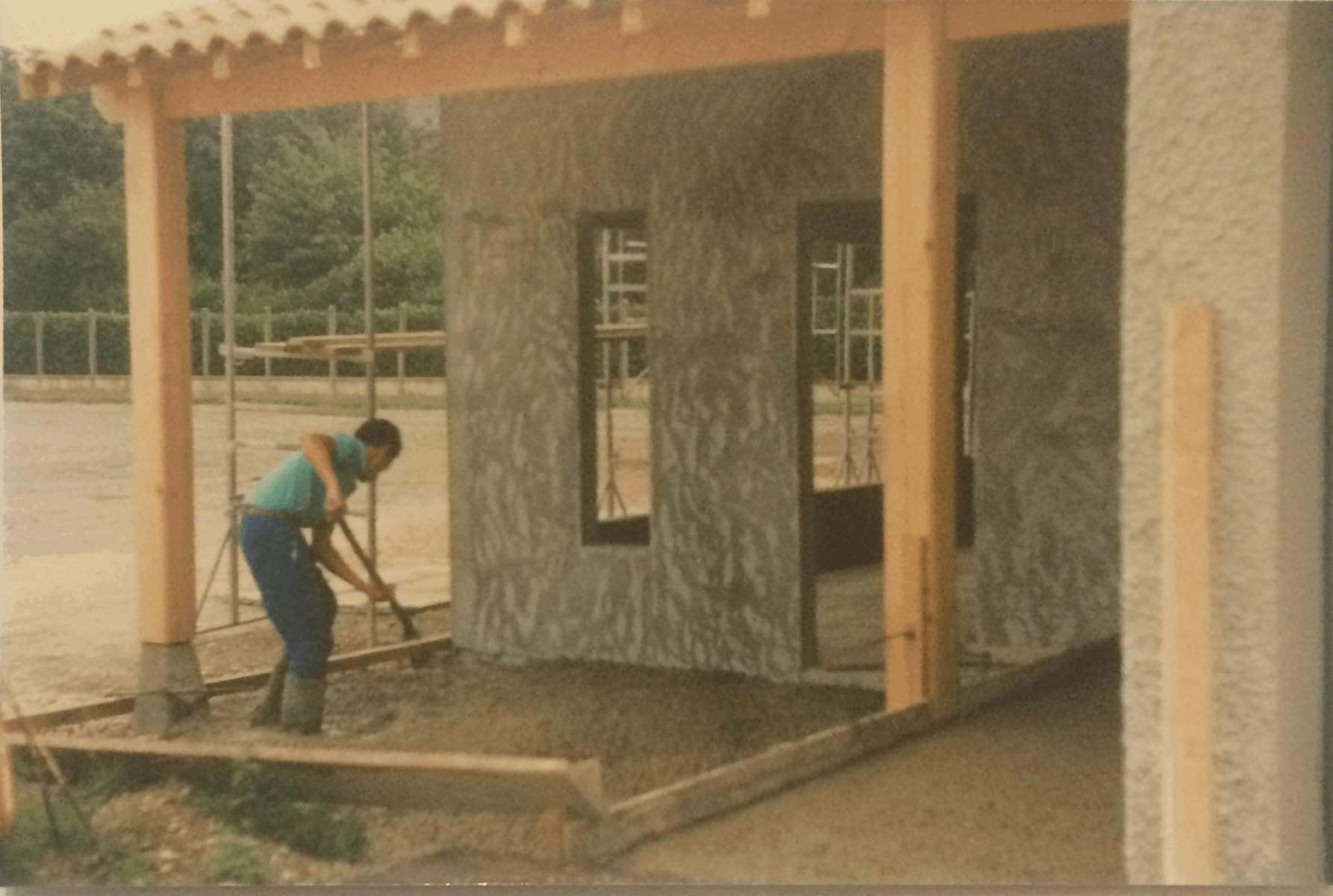 Travaux Août 1987 - Tennis Club de Pierre Bénite