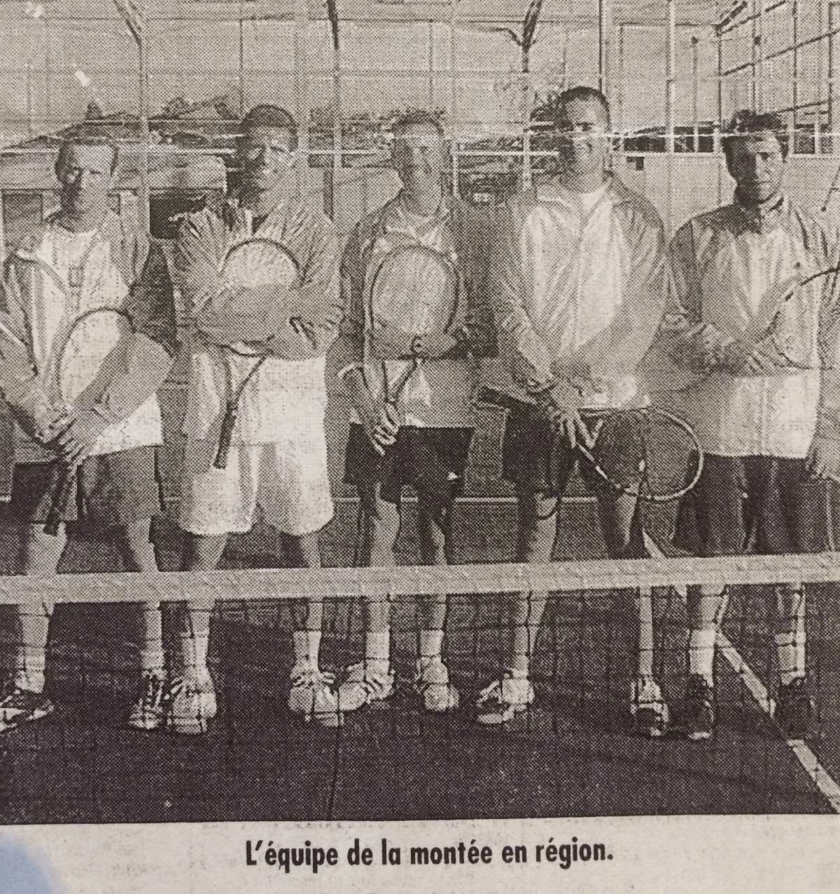 Equipe régionale 2002 - Tennis Club de Pierre Bénite