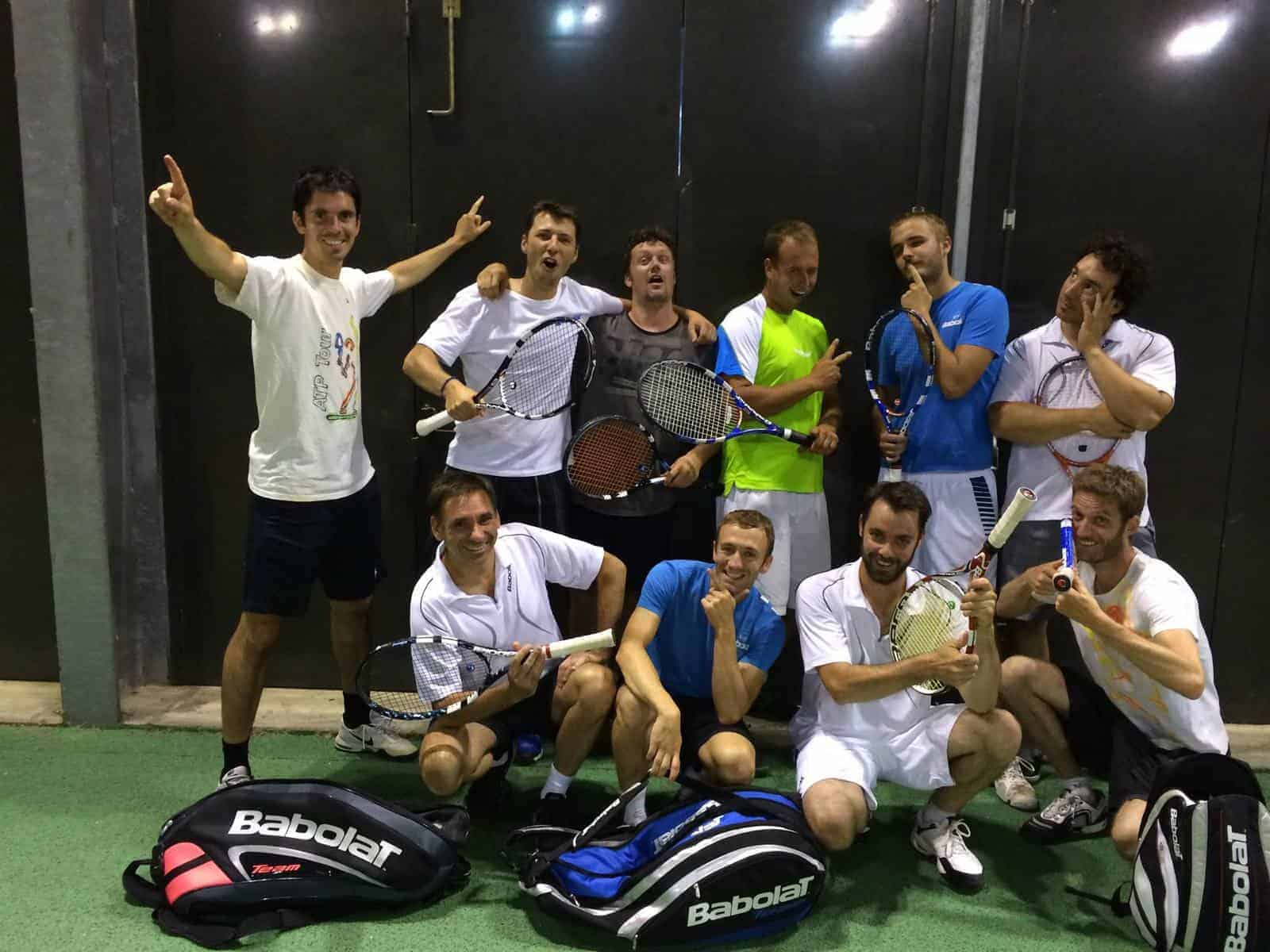 Groupe entrainement 2014 - Tennis Club de Pierre Bénite